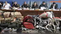 Banner Skandal Harley & Brompton Selundupan di Garuda (Liputan6.com/Triyasni)