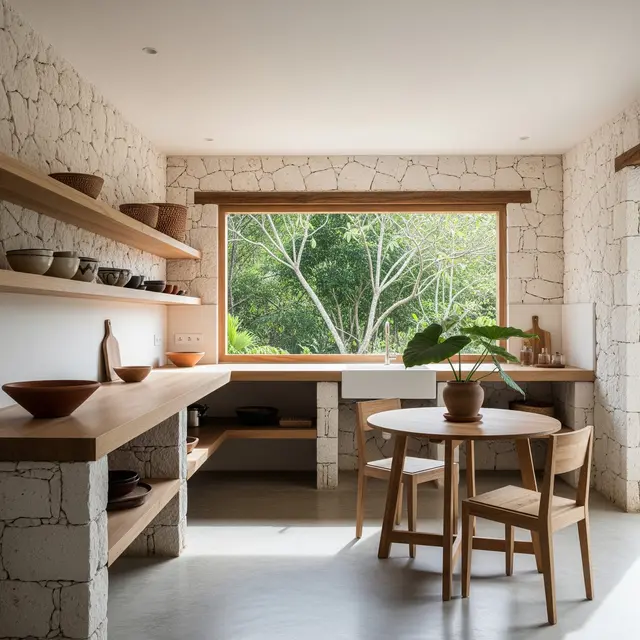 Model Dapur Tropis Minimalis untuk Rumah Kampung