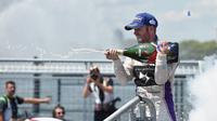 Sam Bird memenangkan edisi pembuka Formula E di Hong Kong, Sabtu (2/12/2017). (AFP/Bryan Bedder)
