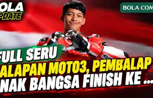 Momen Keseruan Nonton Balapan Moto3 Depan Mata, Pembalap Indonesia Veda Ega Sukses Finish Posisi...