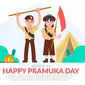 Ilustrasi Hari Pramuka 14 Agustus. (Photo Copyright by Freepik)