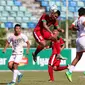 Pemain Timnas Indonesia U-19, Rafli Nursalim, saat pertandingan melawan Brunei Darussalam pada laga Piala AFF U-18  di Stadion Thuwunna, Rabu, (13/9/2017). Indonesia menang 8-0 atas Brunei Darussalam. (Liputan6.com/Yoppy Renato)