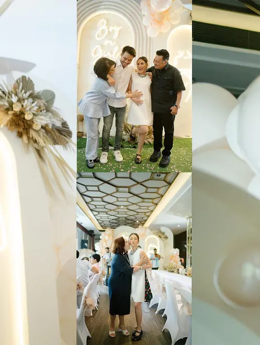 Kebahagiaan tidak hanya dirasakan oleh Jessica dan suami, tapi juga sang mertua yang ikut berbahagia akan segera menimang cucu.Pelukan sayang dari ibu mertua dan senyum gembira dari ayah mertua. [Instagram/jscmila]