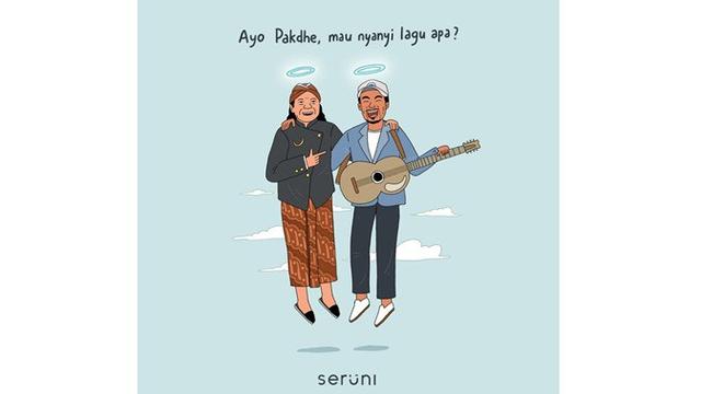 10 Ilustrasi Didi Kempot Ala Netizen Ini Kreatif Sekaligus Haru