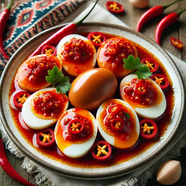 9. Telur Balado Simpel