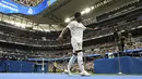 Sesi perkenalan Endrick, berlangsung meriah dengan kehadiran Madridista mencapai 43.000 penonton. (JAVIER SORIANO / AFP)