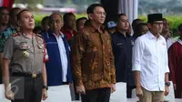 Gubernur sekaligus cagub petahana DKI Jakarta Basuki Tjahaja Purnama (Ahok) menghadiri acara ‘Silaturahmi dan Deklarasi Damai’ .