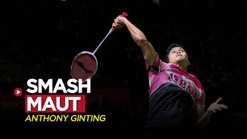 VIDEO: Smash-Smash Maut Anthony Sinisuka Ginting pada Babak Awal Indonesia Masters 2023