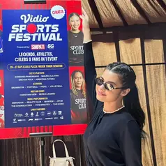 Maria Theodore di Vidio Sport Festival 2026. (Afradhiya NR / LIputan6.com)