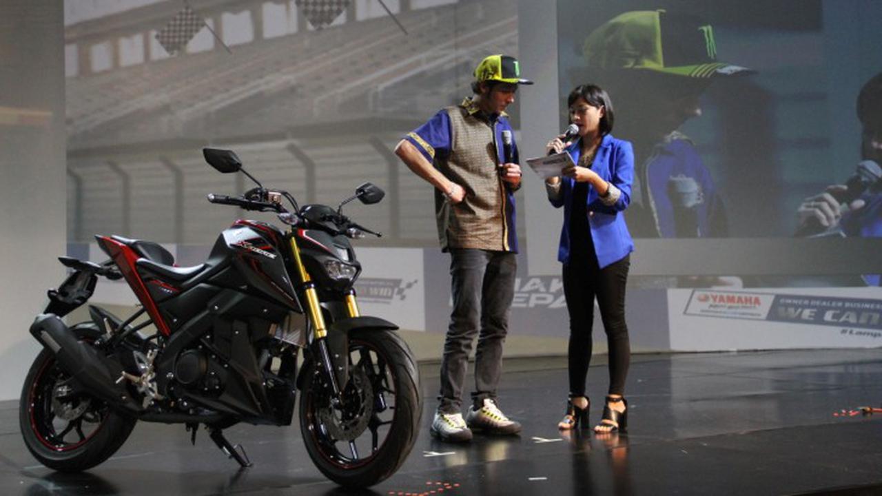 Valentino Rossi Buka Selubung Yamaha Xabre 150 di Bali