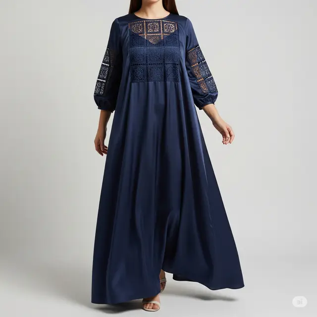 11 Model Baju Satin Kombinasi Brokat Terbaru yang Elegan dan Menawan