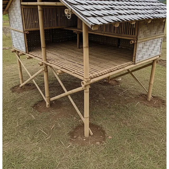 Desain Kandang Ayam agar Tidak Becek saat Hujan (Image by Gemini AI)