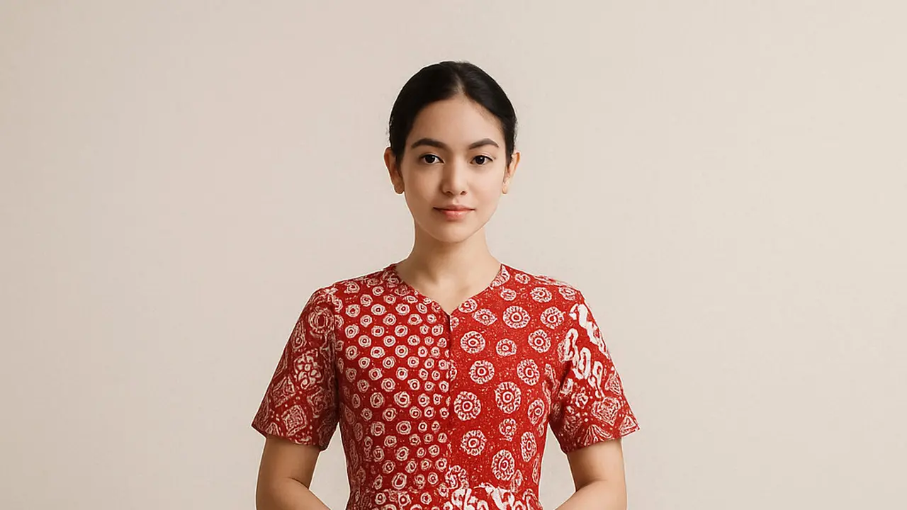 Ide Dress Batik Tema HUT RI 17 Agustus