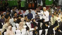 Gubernur Jawa Tengah (Jateng) Ganjar Pranowo saat menghadiri Seminar Nasional Pemuda Muhammadiyah dengan tema 'Menggagas Indonesia Baru' di acara Muktamar XVIII Pemuda Muhammadiyah, di Balikpapan. (istimewa)