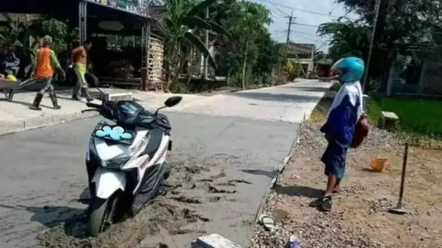 Pemotor salah pilih jalan (Ist)