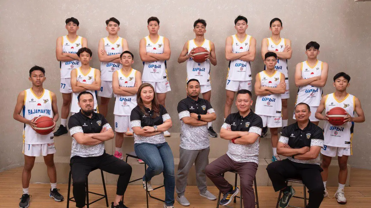 Bursa perdagangan aset digital Upbit Indonesia mensponsori Klub Rajamantri Basketball Bandung. (Dok Upbit)