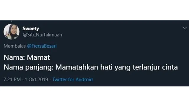7 Nama Panjang ala Netizen Ini Sedih Banget, Bikin Galau