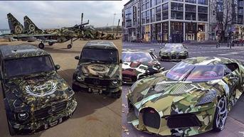 Keren! 10 Potret Mobil Mewah dengan Livery Loreng Khas Tentara, Tampilannya Jadi Makin Gagah