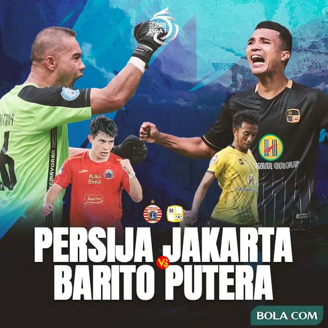 BRI Liga 1 - Duel Antarlini - Persija Jakarta Vs Barito Putera