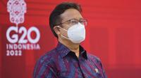 Menteri Kesehatan RI Budi Gunadi Sadikin memberikan keterangan pers usai Rapat Terbatas Evaluasi PPKM di Kantor Presiden Jakarta pada Senin, 10 Januari 2022. (Dok Sekretariat Kabinet RI)