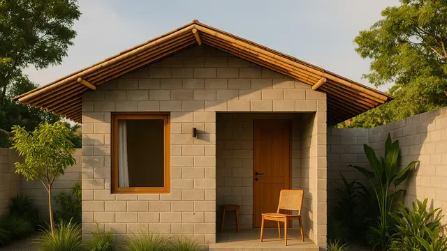 Model Rumah Kecil 1 Kamar dari Batako