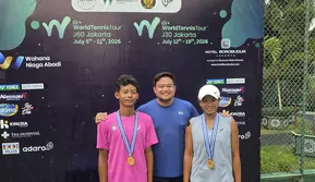 Petenis Indonesia Kuasai ITF World Tennis Tour Juniors 2026 J30 Jakarta