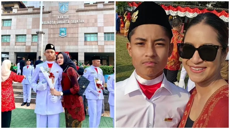 Anak-anak artis yang jadi Paskibra 2023 (Foto: instagram mayamaula9/sarinila16)