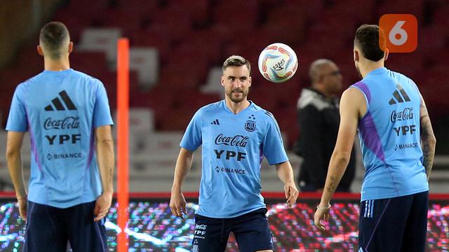 Latihan Resmi Timnas Argentina Jelang Laga FIFA Matchday Melawan Timnas Indonesia