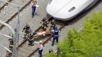 Penumpang Kereta Shinkansen Jepang Bakar Diri, 2 Tewas