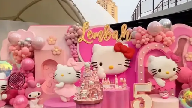 Pesta Meriah Anak ke-2 Wakil Presiden Gibran Rakabuming. [@littlethoughtsplanner]