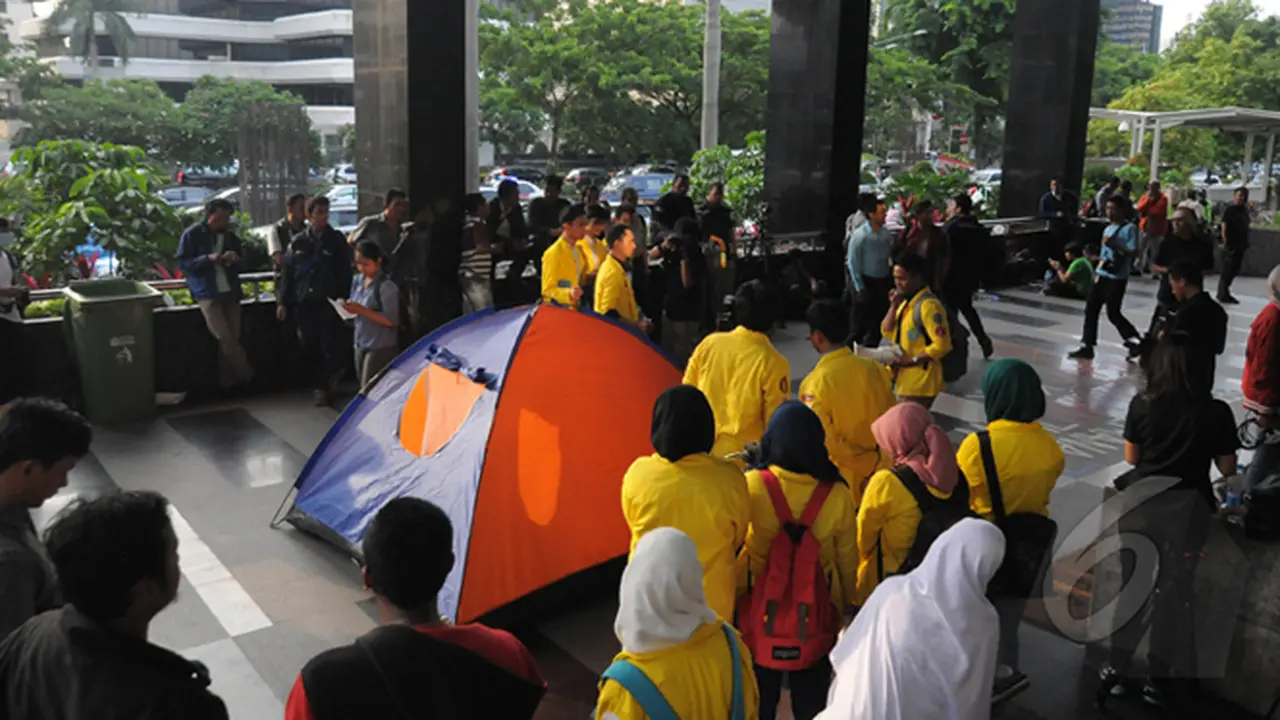 Dukung KPK, BEM UI Dirikan Tenda