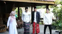 Gibran Rakabuming Raka dan Ganjar Pranowo di momen Lebaran Idul Fitri 2023. (Tangkapan Layar Instagram/ganjar_pranowo)