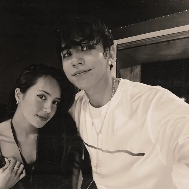 Beby Tsabina bertemu DPR Ian alias Christian Yu dalam gala premiere Ticket To Paradise di Amerika (Foto: Instagram bebytsabina)