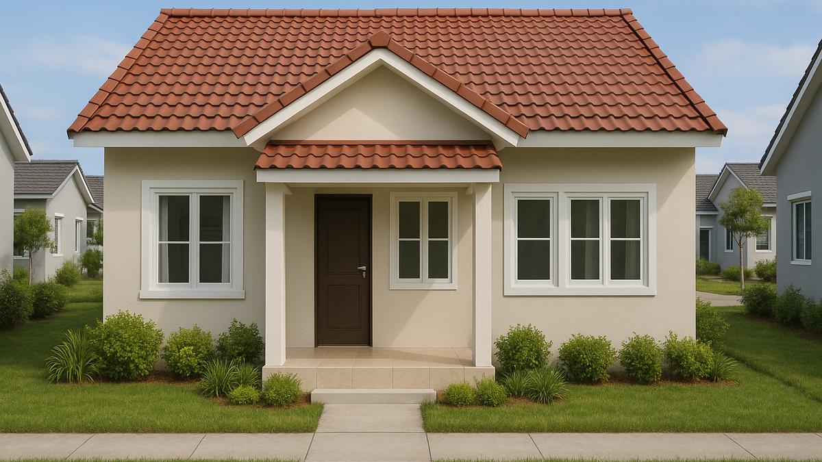 8 Model Rumah Sederhana 6x12 Dengan 3 Kamar dan Teras Depan, Mungil Tapi Nyaman