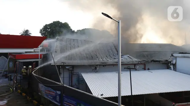 Gudang JNE di Depok Terbakar, Diduga Akibat Korsleting Listrik