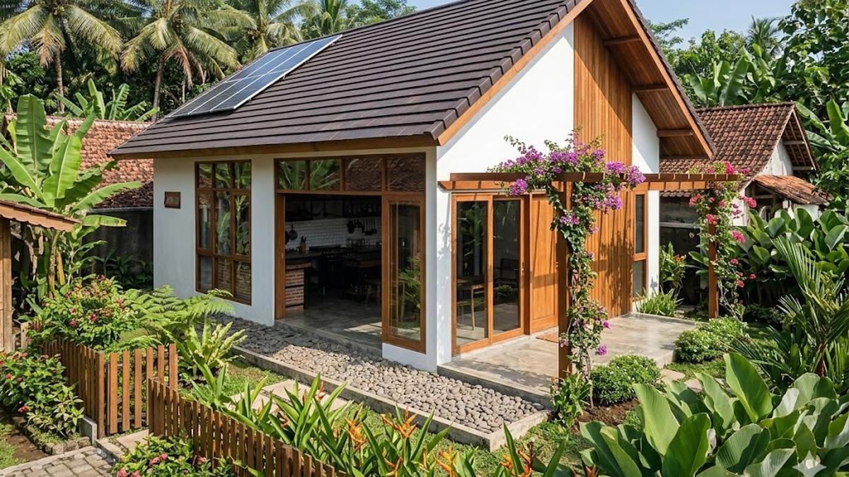 6 Contoh Rumah Natural Modern di Desa dengan Konsep Hemat Listrik, Sejuk dan Nyaman Sepanjang Hari