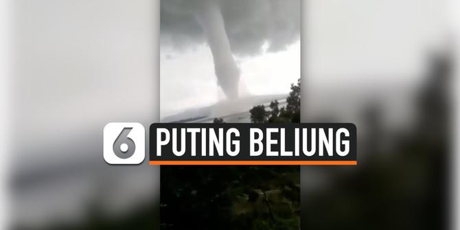 VIDEO: Detik-Detik Angin Puting Beliung Hantam Kabupaten Wonogiri