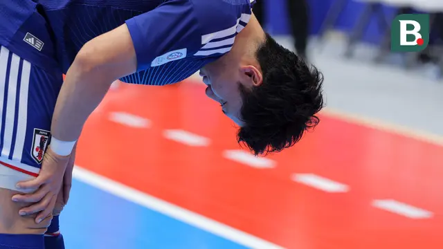 Foto: Para Pemain Jepang Tak Mampu Bendung Kekecewaan setelah Kalah Dari Timnas Futsal Indonesia di Piala Asia Futsal 2026