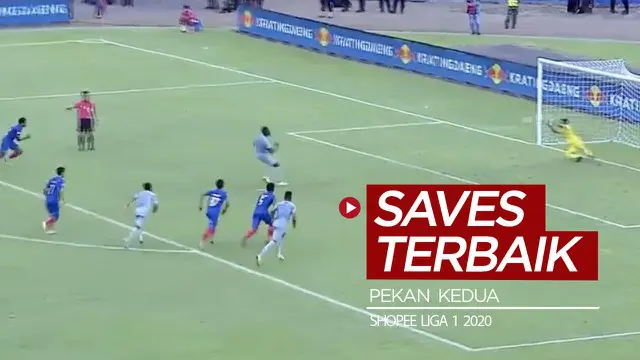 Berita video beragam penyelamatan terbaik yang dilakukan para kiper pada pekan kedua Shopee Liga 1 2020.