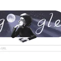Doodle yang dipersembahkan Google untuk Rosario Castellanos. (Google)