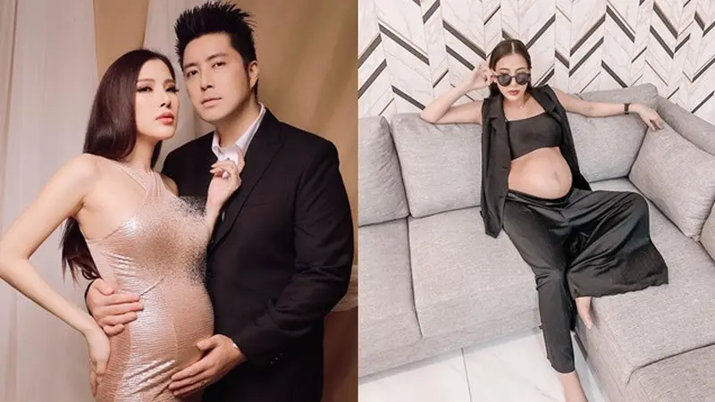 6 Potret Angela Tee Pamer Baby Bump, Makin Memesona