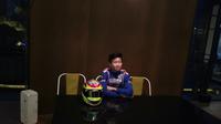 Keanon Santoso bakal tampil pada kejuaraan dunia Gokart di Sirkuit Logando Italia, 11-14 Oktober 2017.(Bola.com/Andhika Putra).