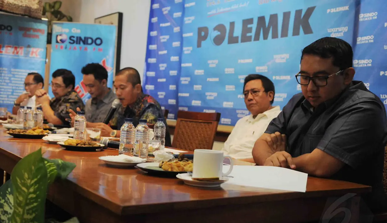 Diskusi polemik Pilkada langsung atau tidak langsung kembali digelar di Jakarta, (13/9/2014). (Liputan6.com/Herman Zakharia)