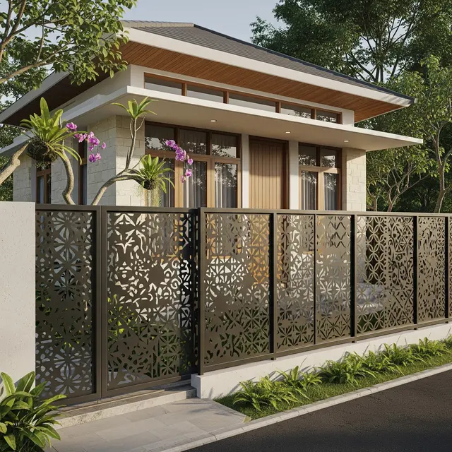 Model Pagar Rumah Kecil Tapi Kokoh dan Elegan