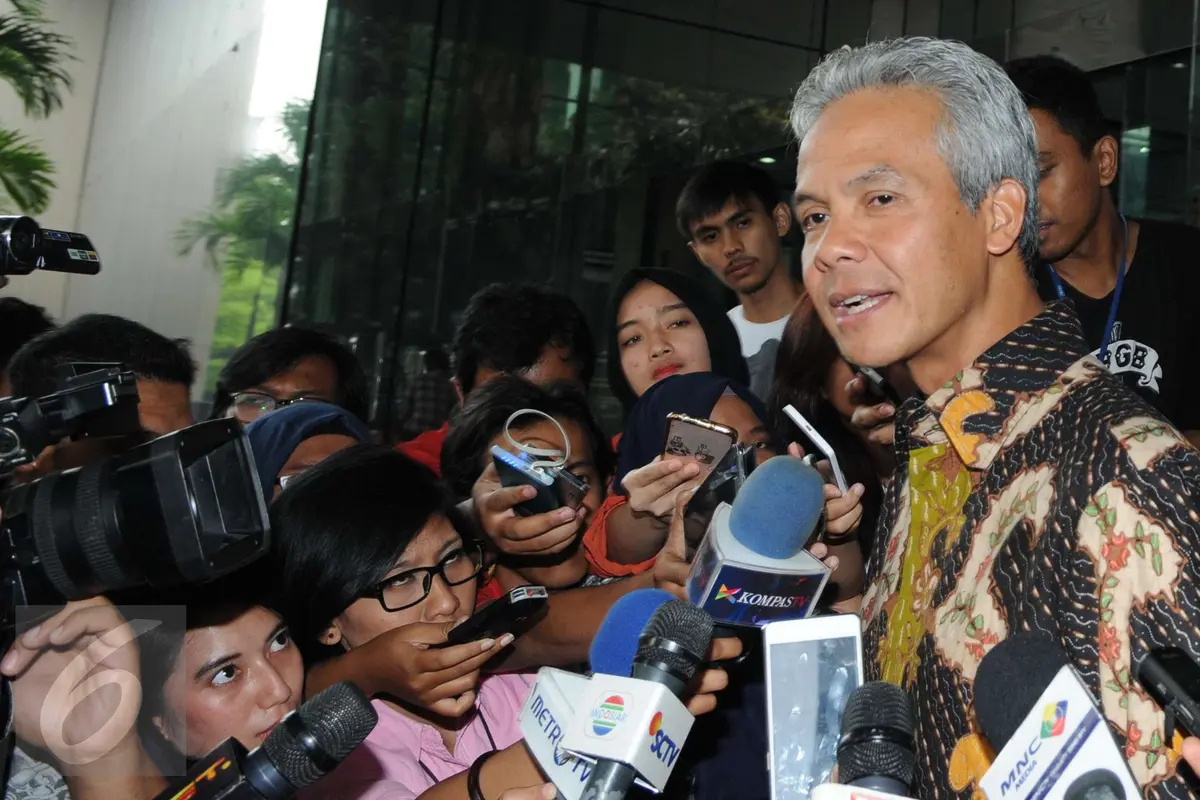 20161207-Gubernur Jateng Ganjar Pranowo Penuhi Panggilan KPK-Jakarta
