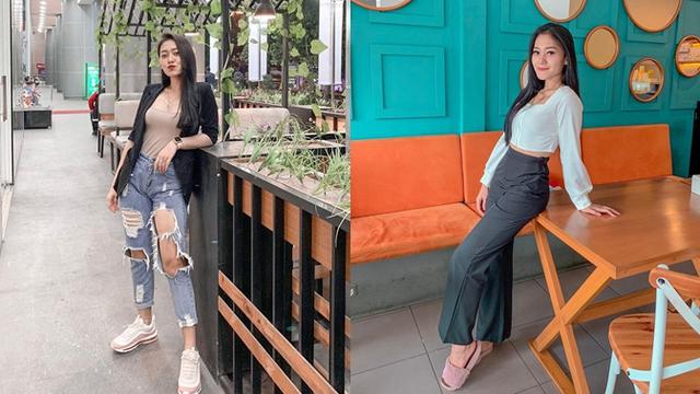 Tak hanya bersuara merdu, Vita Alvia juga memiliki penampilan yang fashionable.