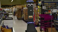 Marty, robot yang membantu aktivitas supermarket Giant Food Store. (Foto: Dream)