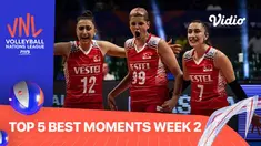 Berita Vide, 5 Momen Terbaik Volleyball Nations League Putri Pekan 2