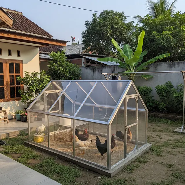 9 Model Kandang Ayam Tertutup tapi Transparan, Inovasi Modern Peternakan Unggul