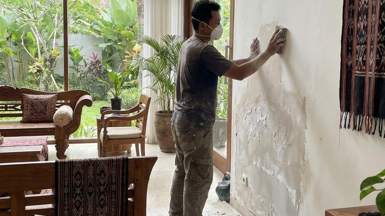 5 Cara Mengamplas Dinding Kering yang Benar dengan Metode Basah, Minim ...